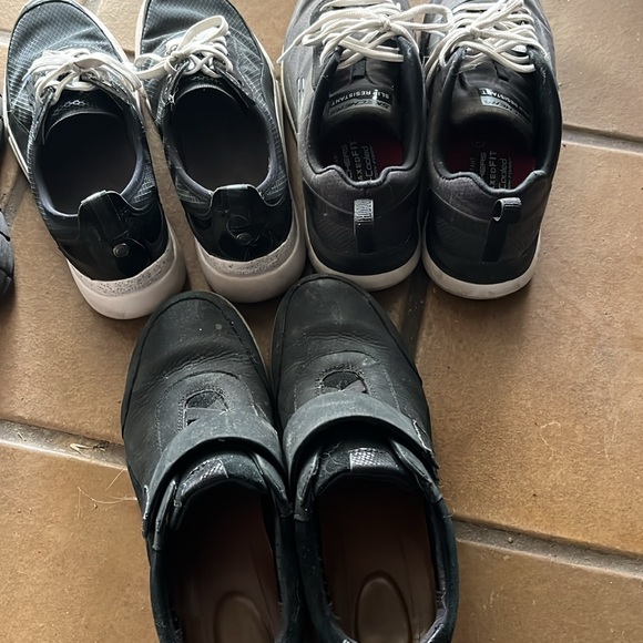 11 pairs of black assorted work and casual used but not abused women’s shoes - Picture 7 of 9